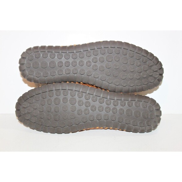 Mens Genuine Leather Loafers Slip On Driving Shoes Breathable Boat Casual Brn 45 main image 4